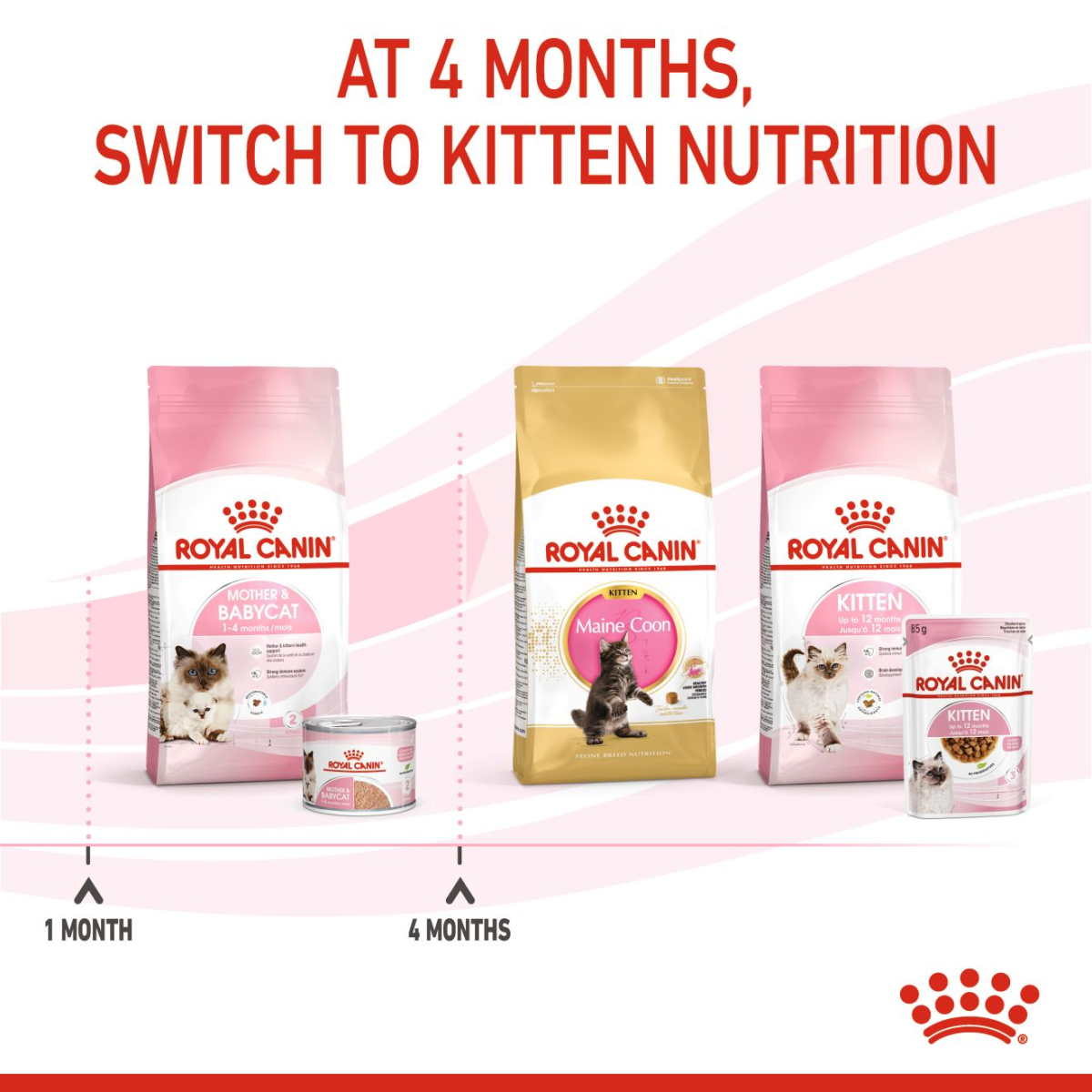 Feline Health Nutrition Mother & Babycat Mousse (WET FOOD – Cans) 12 x 195g