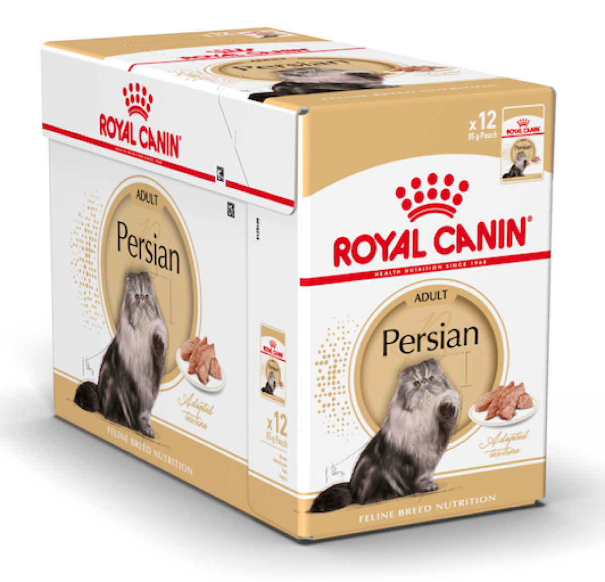 Feline Breed Nutrition Persian (WET FOOD – Pouches) 12 x 85g