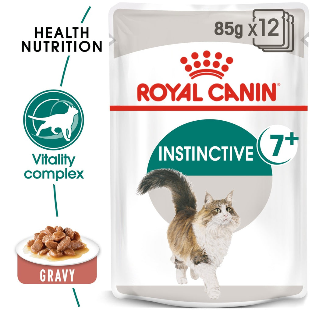 Feline Health Nutrition Instinctive 7+ Gravy (WET FOOD – Pouches) 12 x 85g