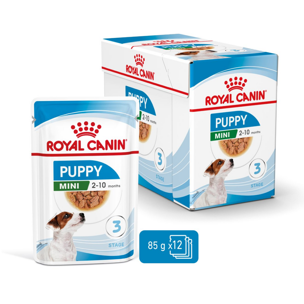 Size Health Nutrition Mini Puppy (WET FOOD – Pouches) 12 x 85g