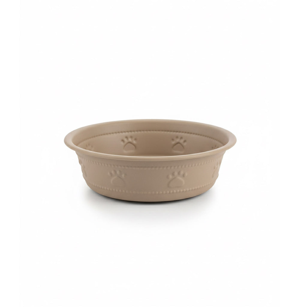 Premium Bowl Paw Embossed – Brown