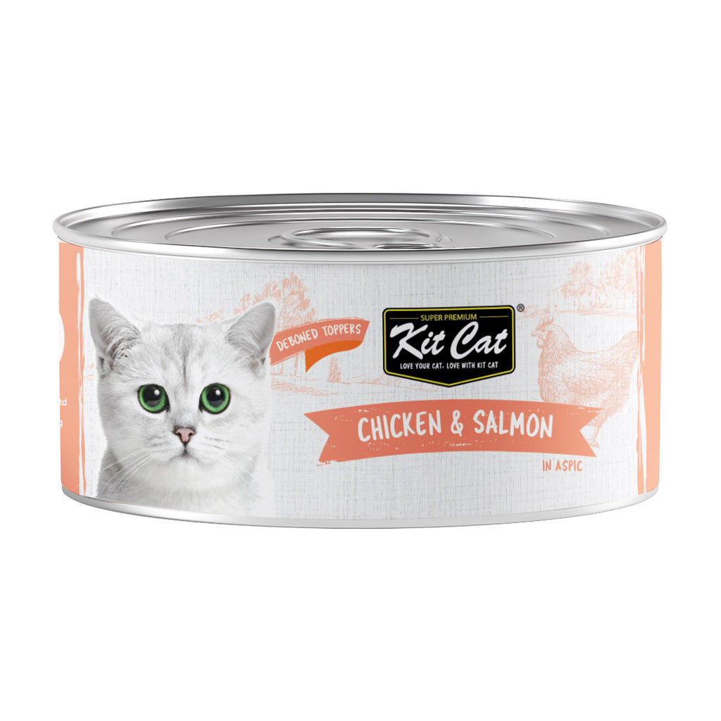 Kit Cat Chicken & Salmon 80g