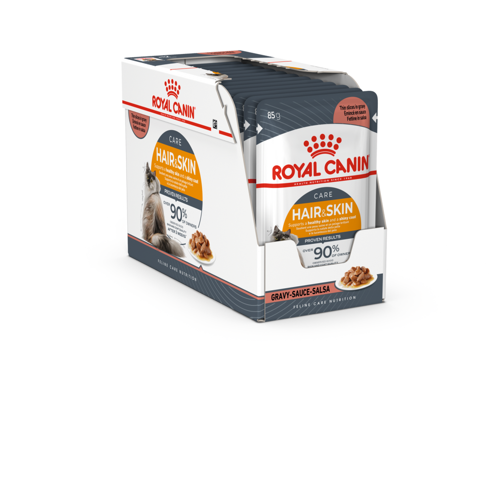 Feline Care Nutrition Hair & Skin Gravy (WET FOOD – Pouches) 12x85g
