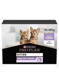 PRO PLAN KITTEN, WET CAT FOOD, TURKEY IN GRAVY, 10X85G