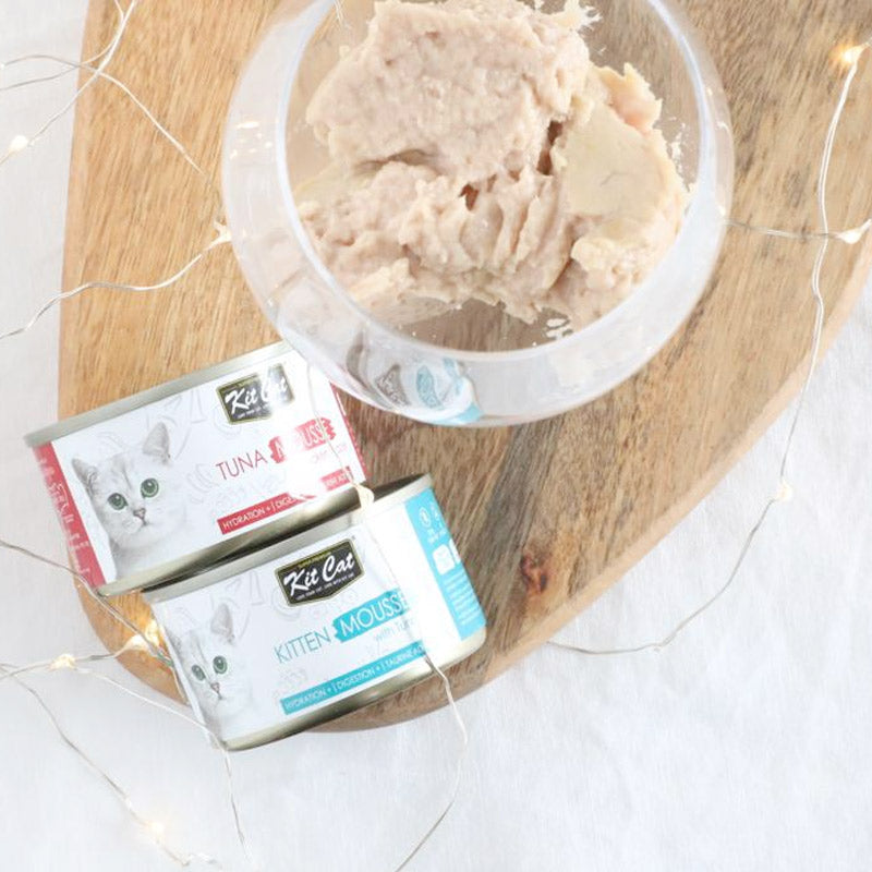 Kit Cat Tuna Mousse with Chicken Topper 80g