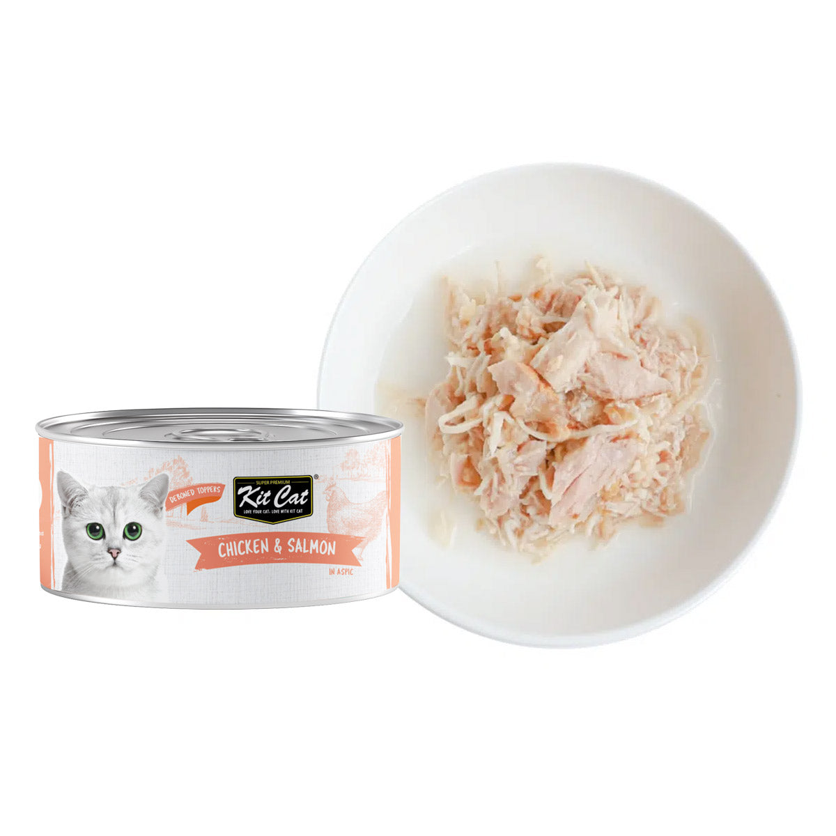 Kit Cat Chicken & Salmon 80g