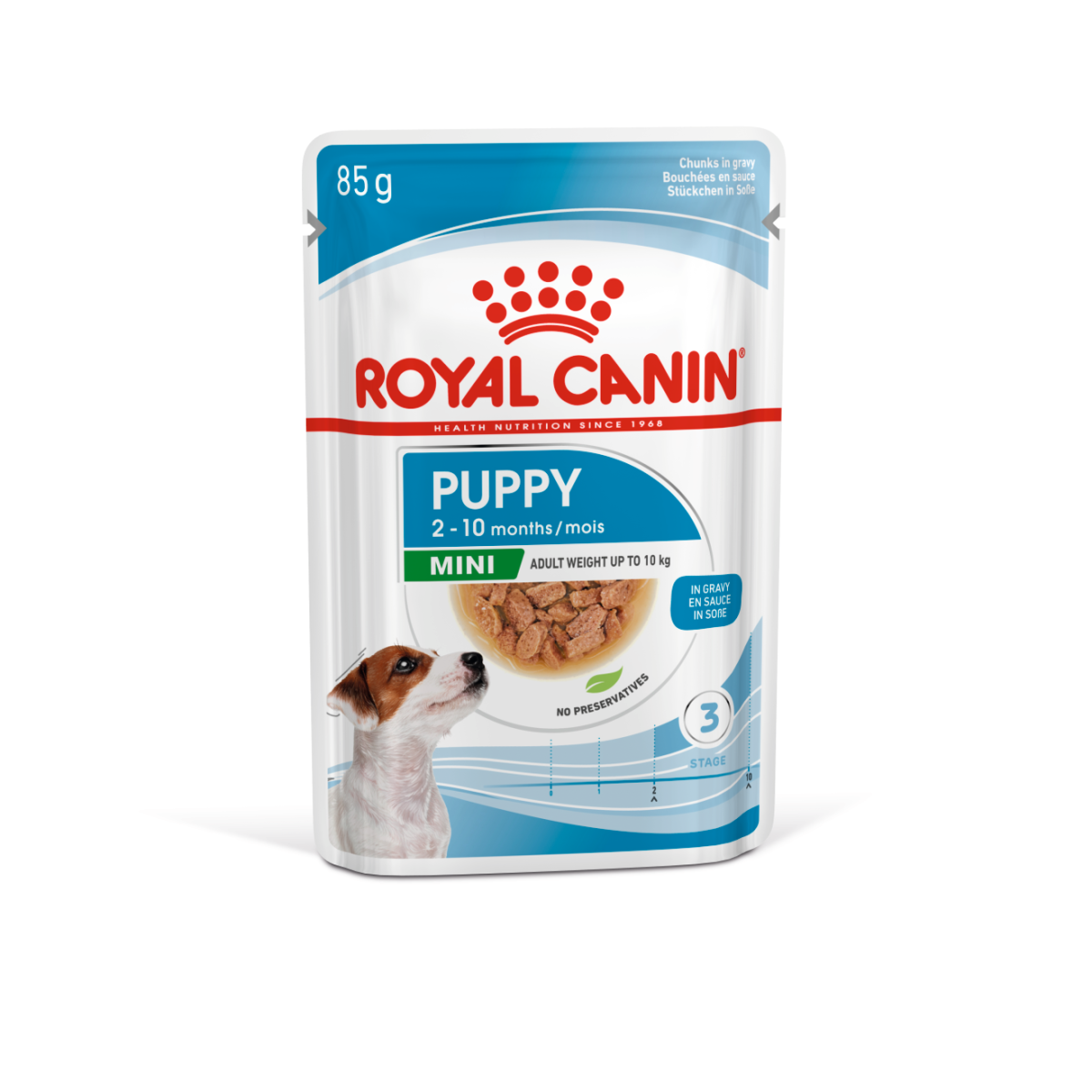 Size Health Nutrition Mini Puppy (WET FOOD – Pouches) 12 x 85g