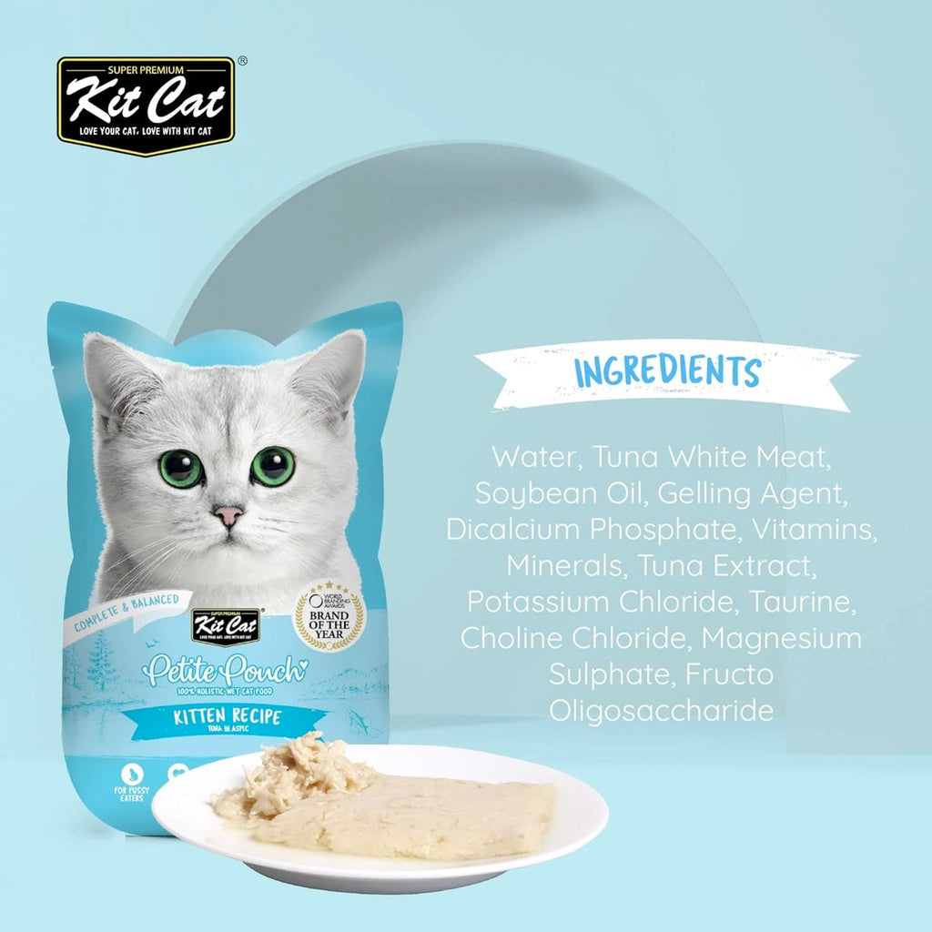 Kit Cat Petite Pouch 70g – Kitten Tuna