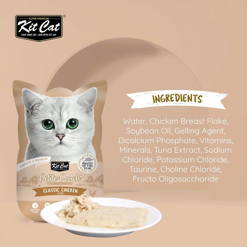 Kit Cat Petite Pouch 70g – Classic Chicken