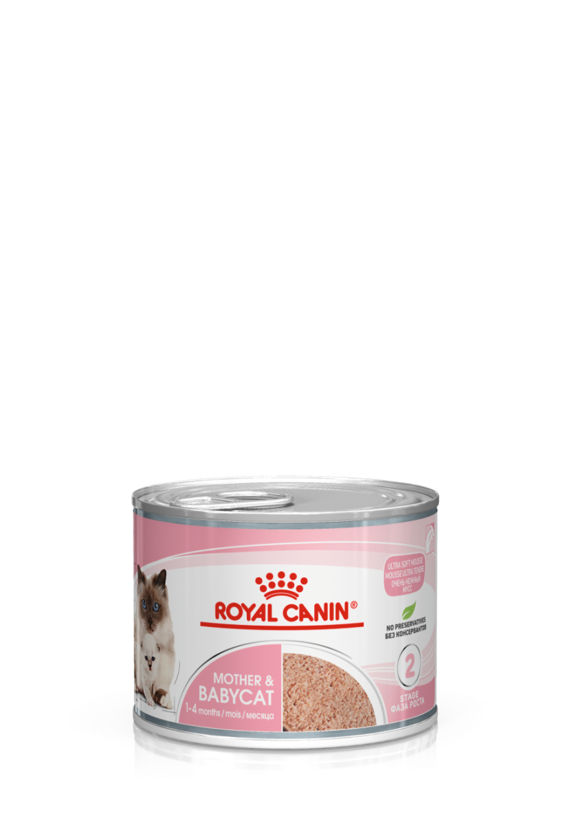 Feline Health Nutrition Mother & Babycat Mousse (WET FOOD – Cans) 12 x 195g