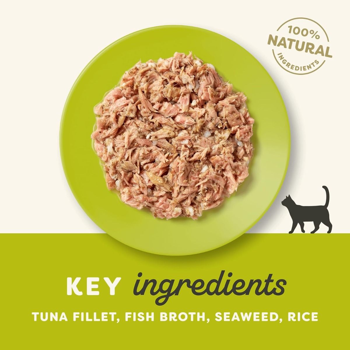 Applaws Tuna Fillet with Seaweed in Broth Wet Cat Food Tin 156g