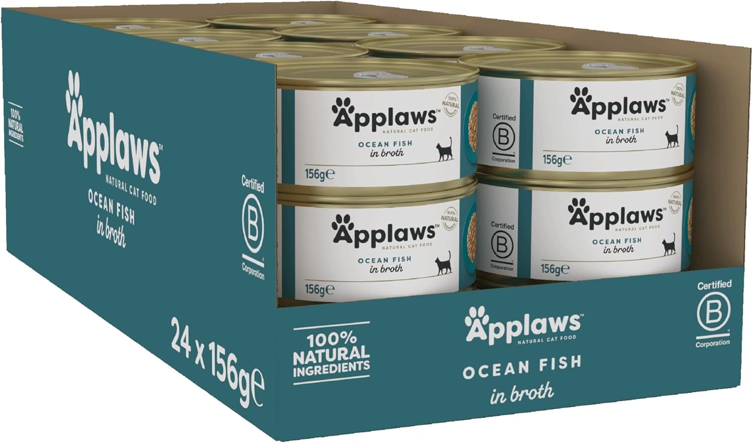 Applaws Ocean Fish Adult Wet Cat Food Tin 156G