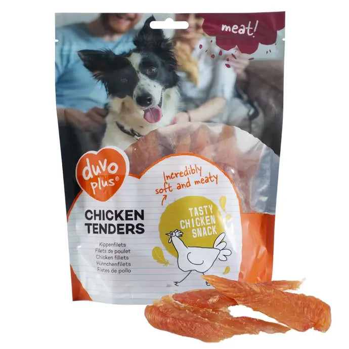 Duvo Dog Snack Chicken Tenders - 400g