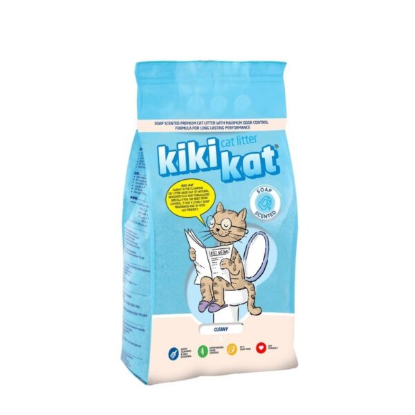 Kiki Kat Mountain Fresh - 5L White Bentonite Clumping Cat litter